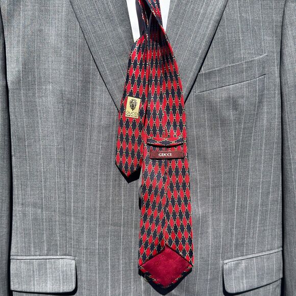 Brooks Brothers 346 Stretch Grey Striped 2 Piece Wool Suit 42L 36x31 - Picture 5 of 16